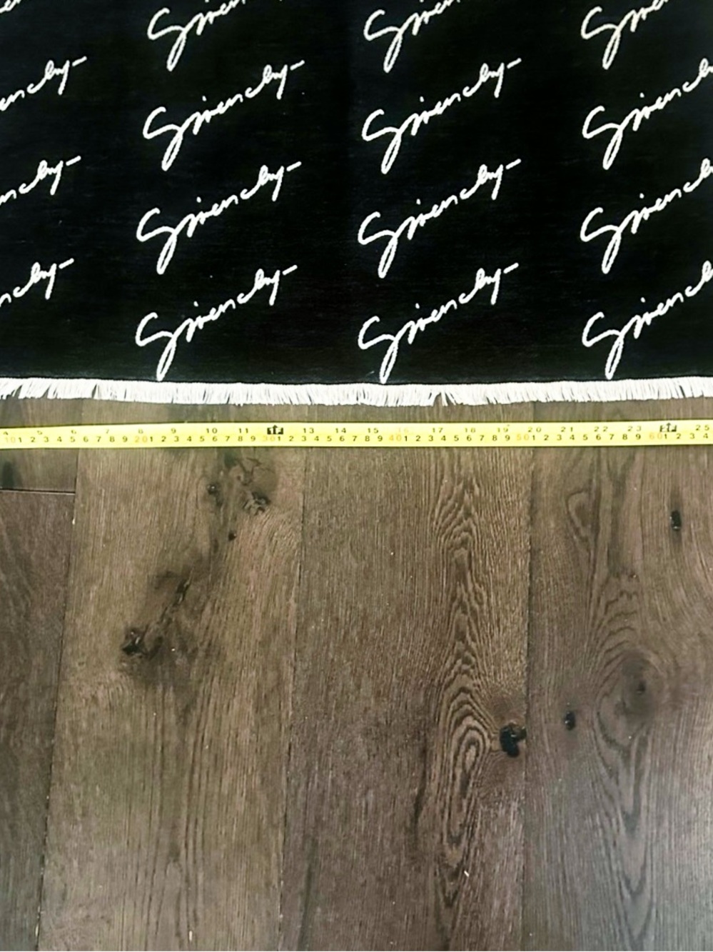 Givenchy Signature Two Sided Silk Logo Scarf Stole/Blanket - Picture 9 of 10